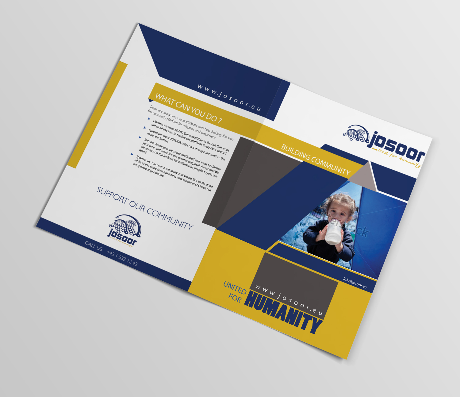 Broschüren-Design von Pranab S. für Josoor | Design #10805562
