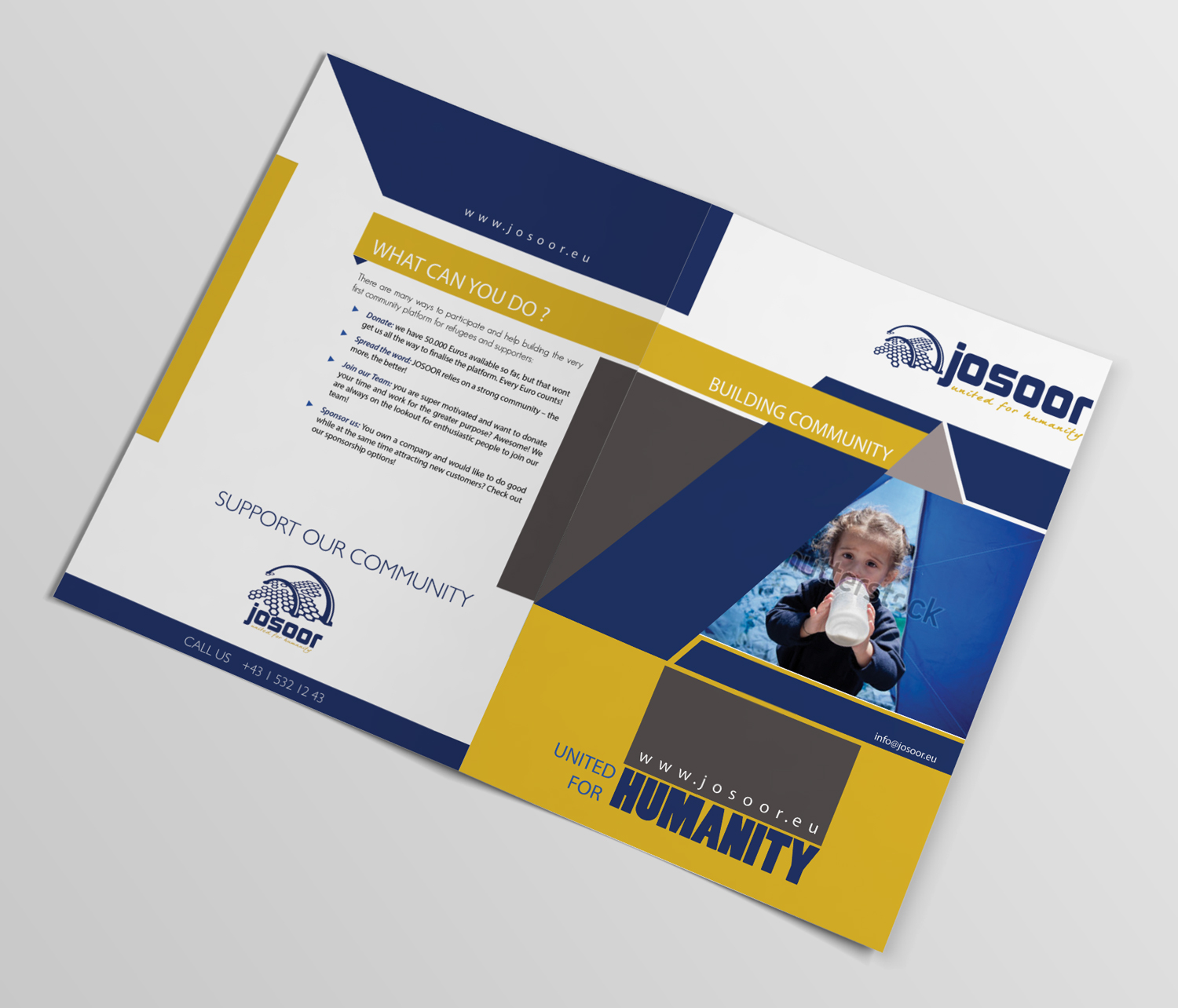 Brochure Design by Pranab S. for Josoor | Design #10805700