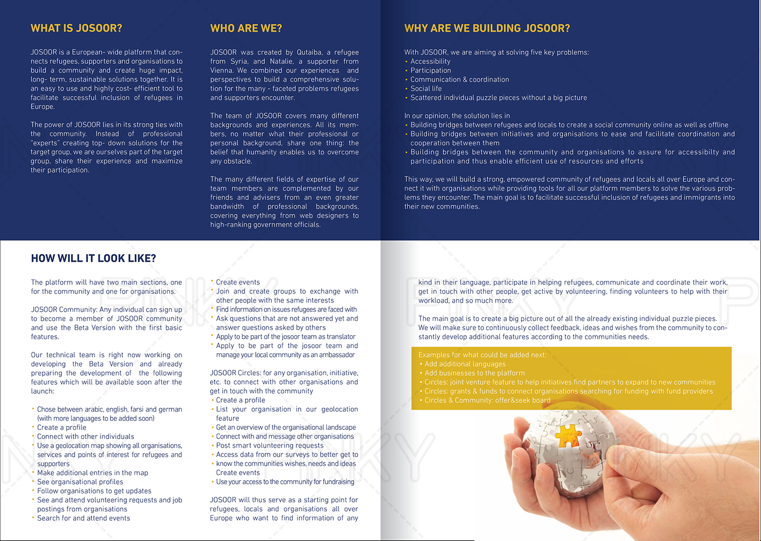 Brochure Design by Pinky  for Josoor | Design #10801810