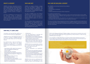 Brochure for community platform NGO needed | Brochure Design by Pinky 