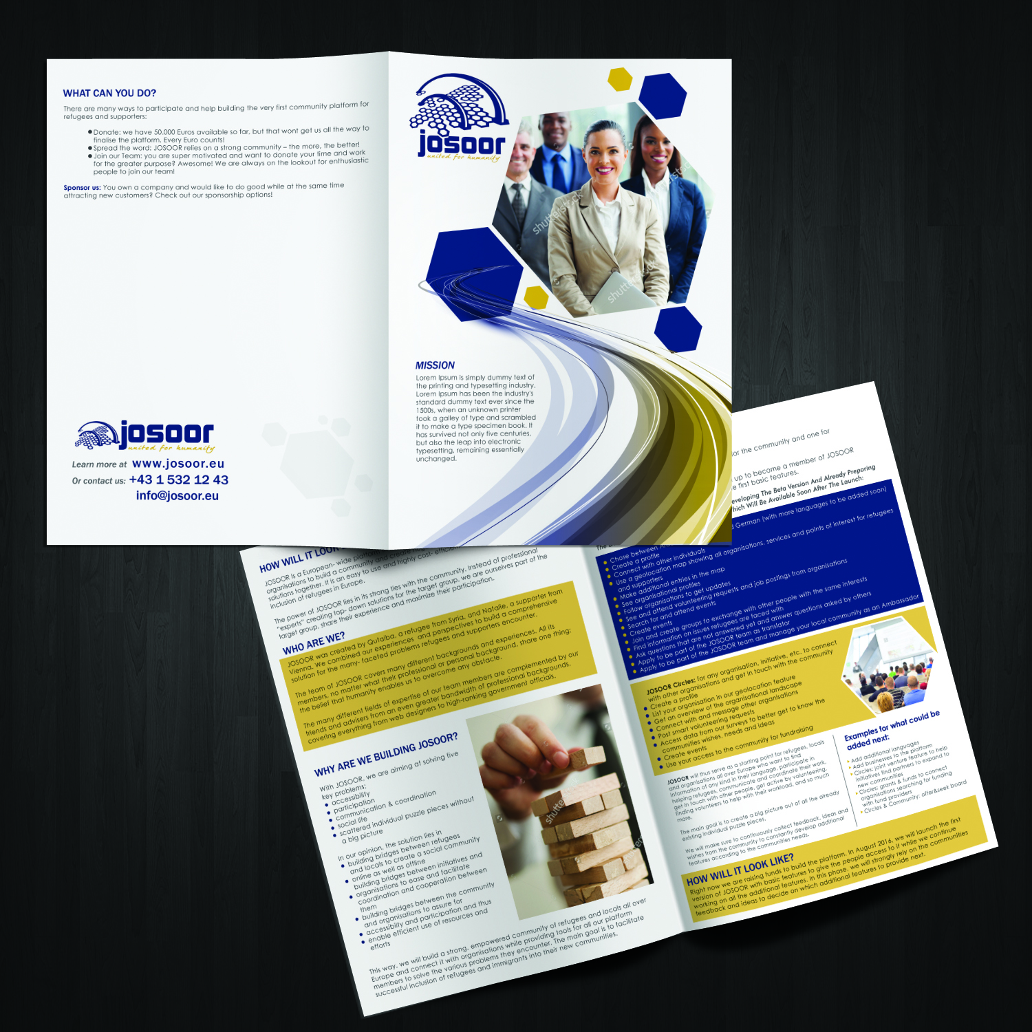 Design de Brochure par Kreative Fingers pour Josoor | Design #10803955