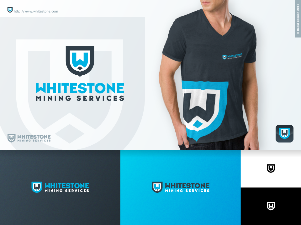 Logo Design by Raoul Camion for Whitestone Minerals Pty Ltd | Design #10937824