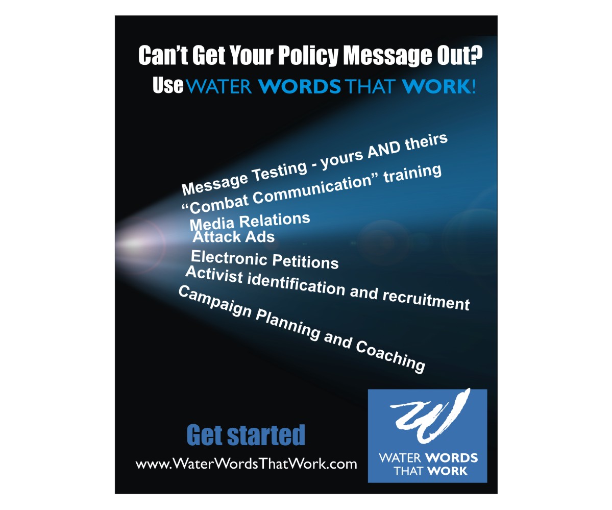 Advertisement Design by Falguni for Water Words That Work LLC | Design #2251851