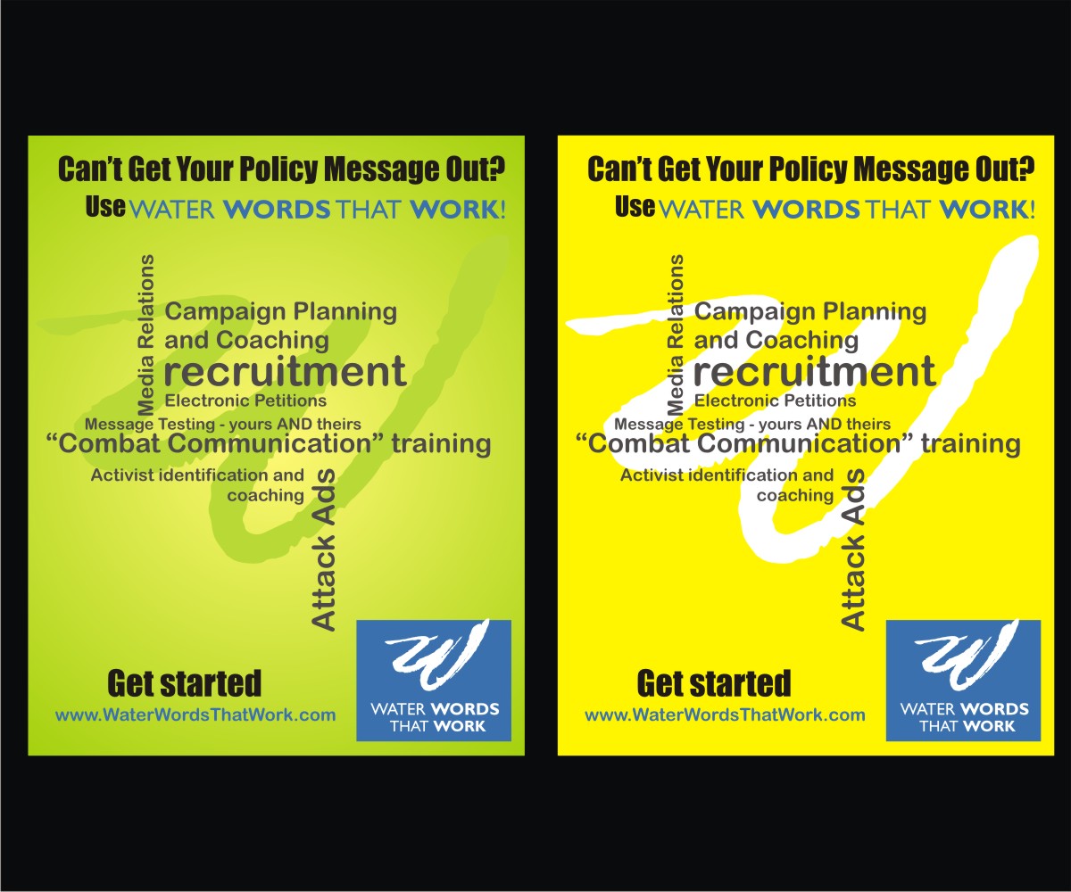 Werbe-Design von Falguni für Water Words That Work LLC | Design #2252104