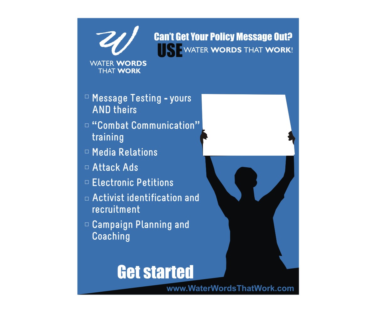 Advertisement Design by Falguni for Water Words That Work LLC | Design #2256505