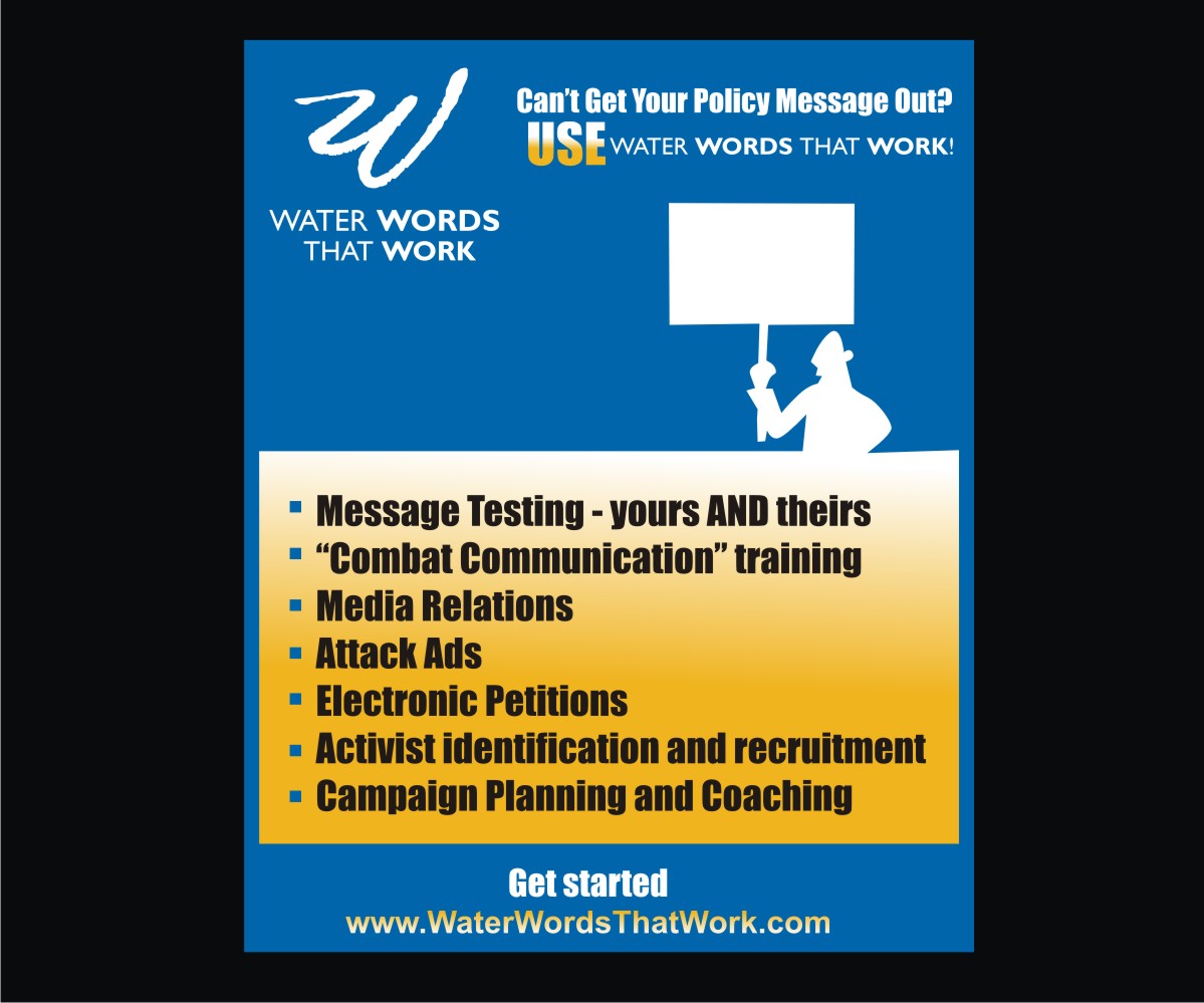 Diseño Publicitario por Falguni para Water Words That Work LLC | Diseño #2256607