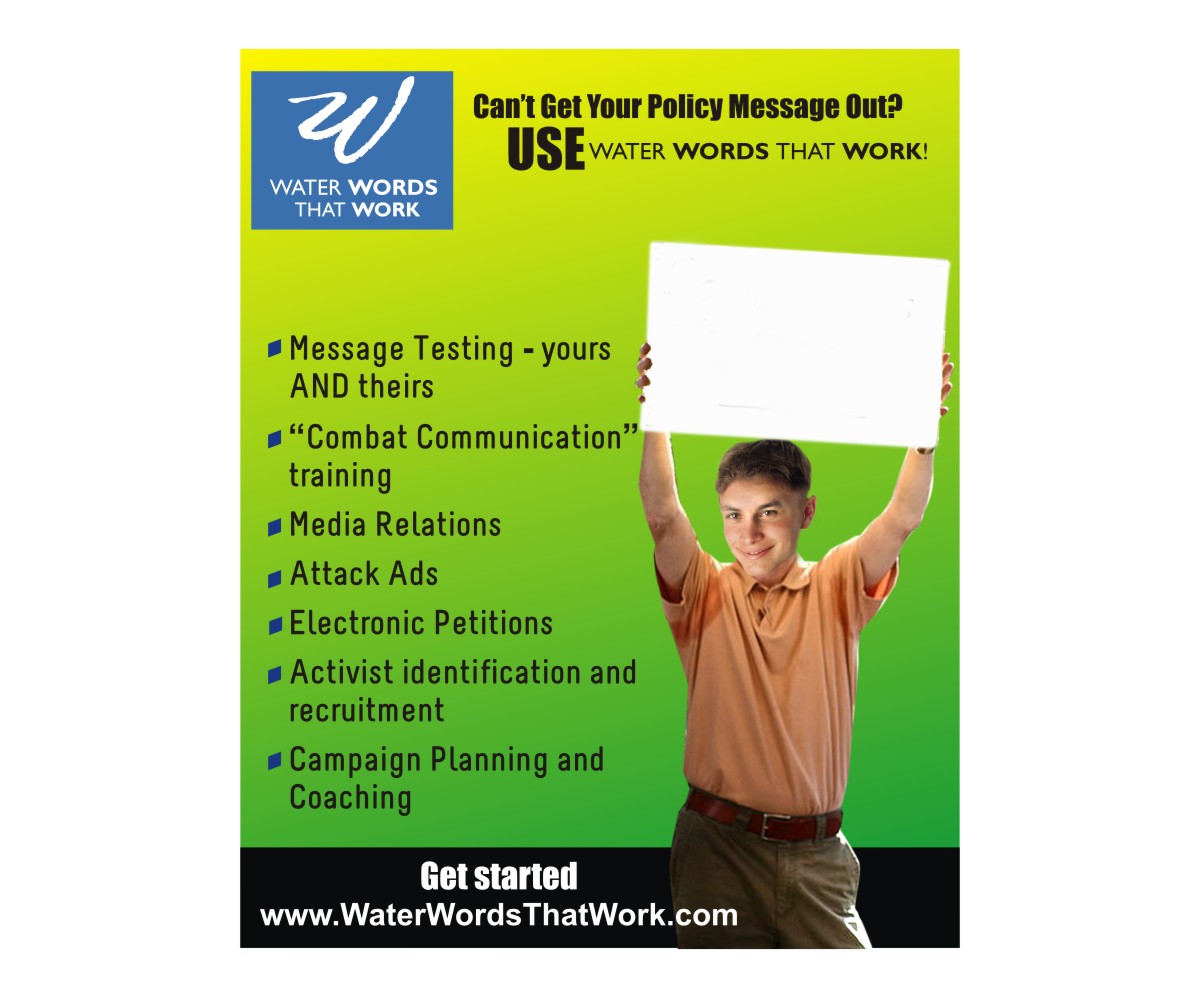 Advertisement Design by Falguni for Water Words That Work LLC | Design #2257084
