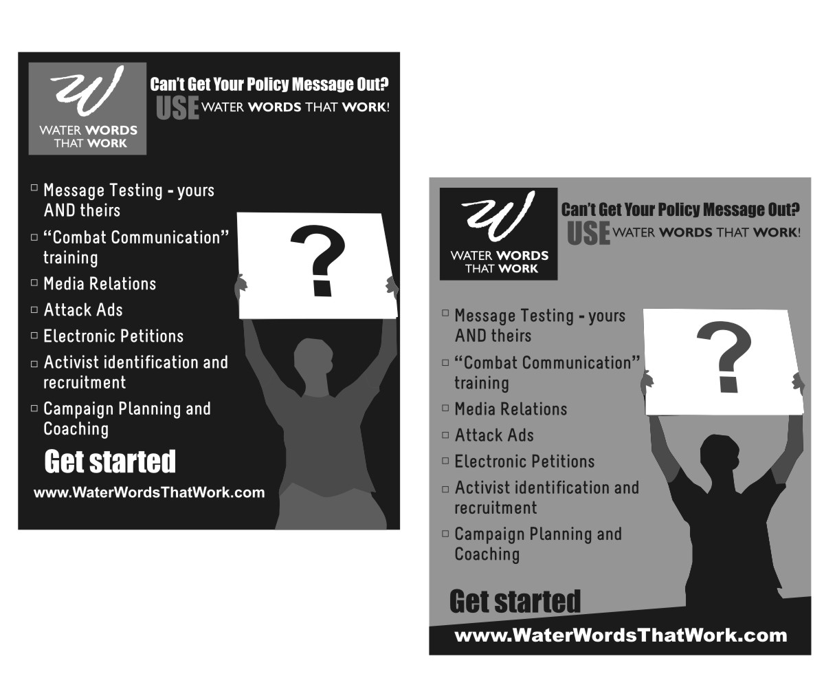 Werbe-Design von Falguni für Water Words That Work LLC | Design #2274155