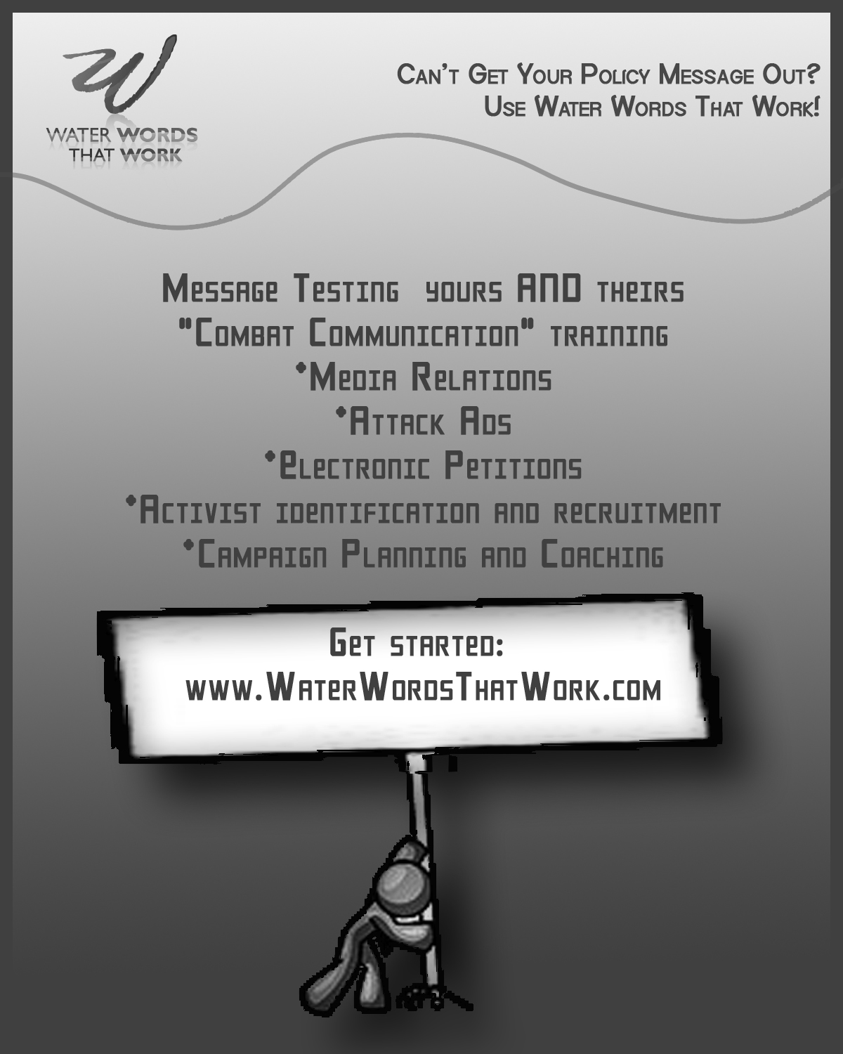 Advertisement Design by Abeer Samy for Water Words That Work LLC | Design #2247512