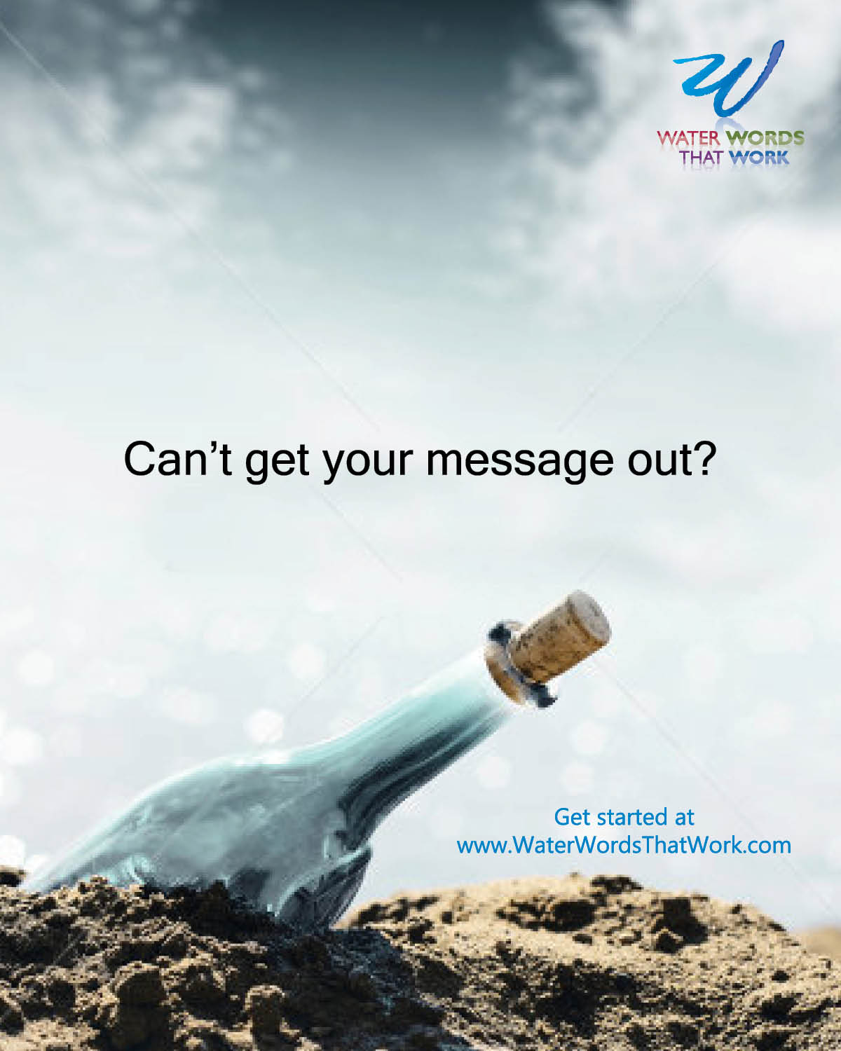 Design Publicitaire par White Bird  pour Water Words That Work LLC | Design #2254058