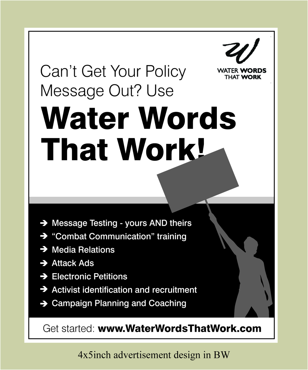 Design Publicitaire par rkailas pour Water Words That Work LLC | Design #2258371