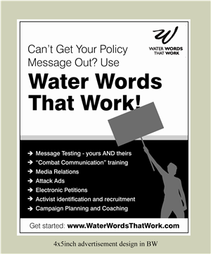Design Publicitaire par rkailas pour Water Words That Work LLC | Design : #2258371