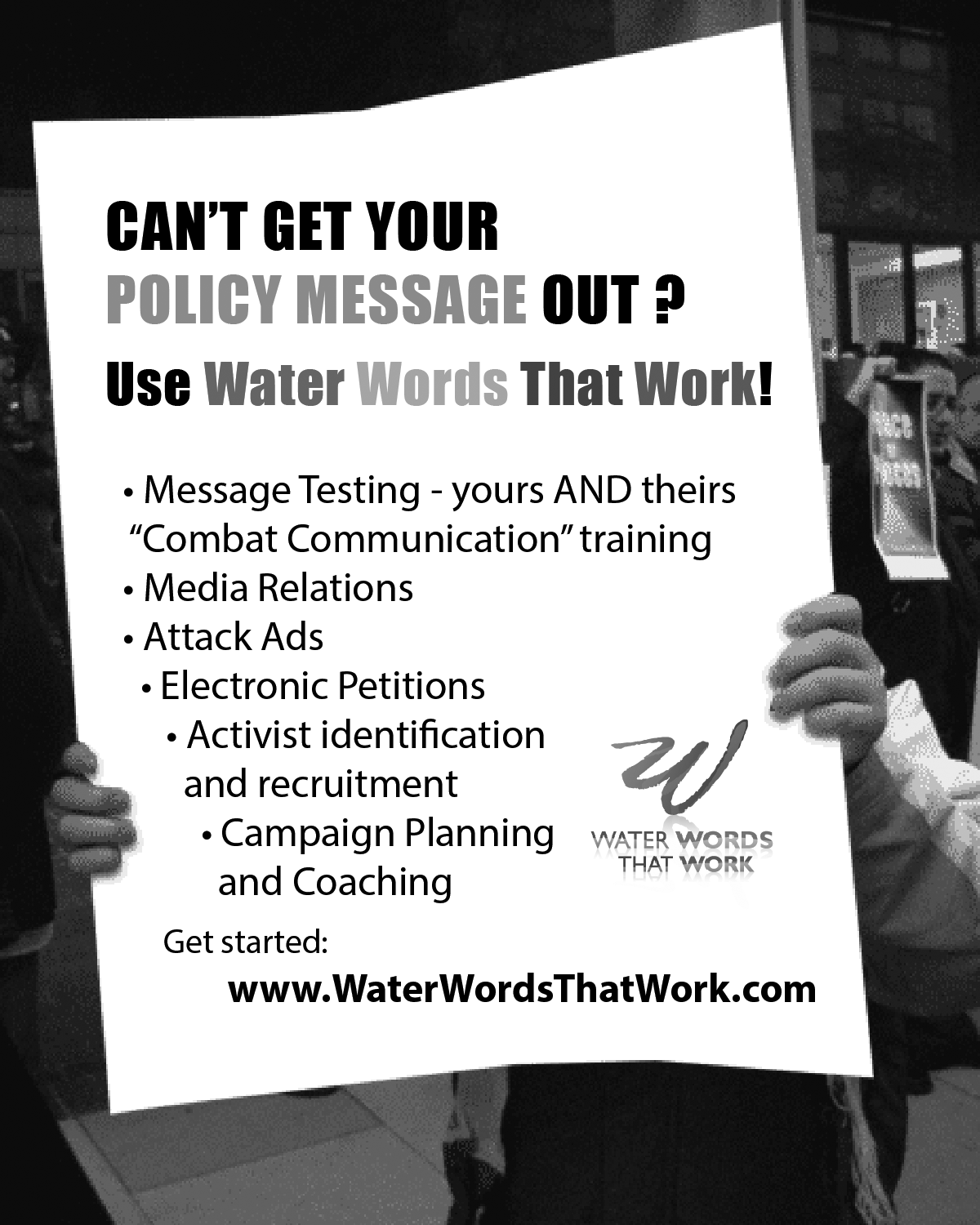 Werbe-Design von Phuong Anh für Water Words That Work LLC | Design #2249435