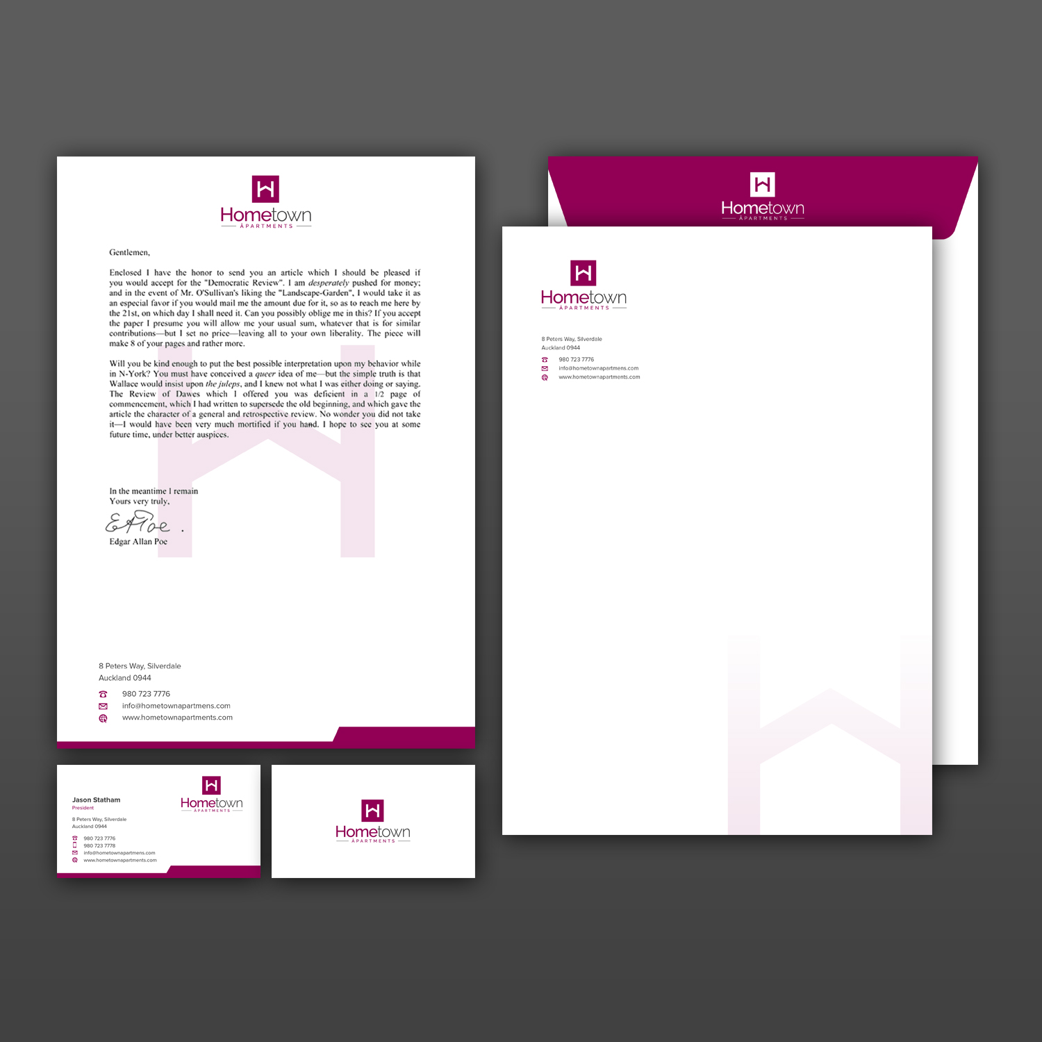 Stationery Design by Eggo May P for this project | Design #10849429