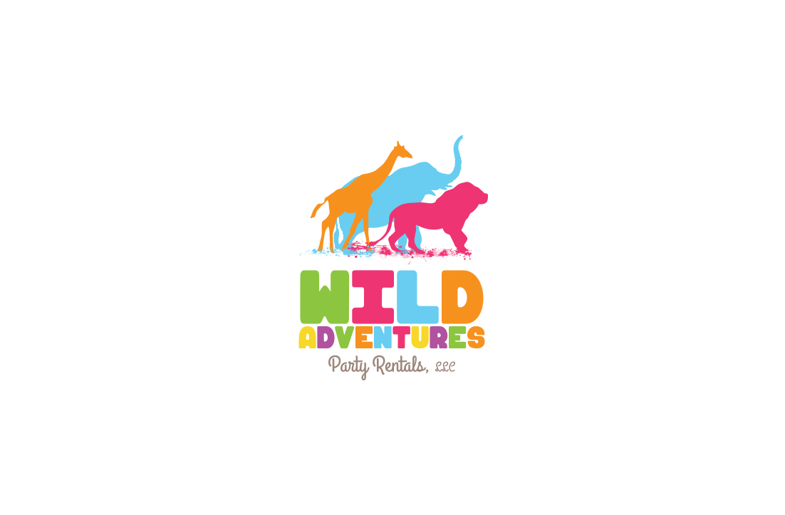 Logo Design by GLDesigns for Wild Adventures Party Rentals, LLC | Design #10869652