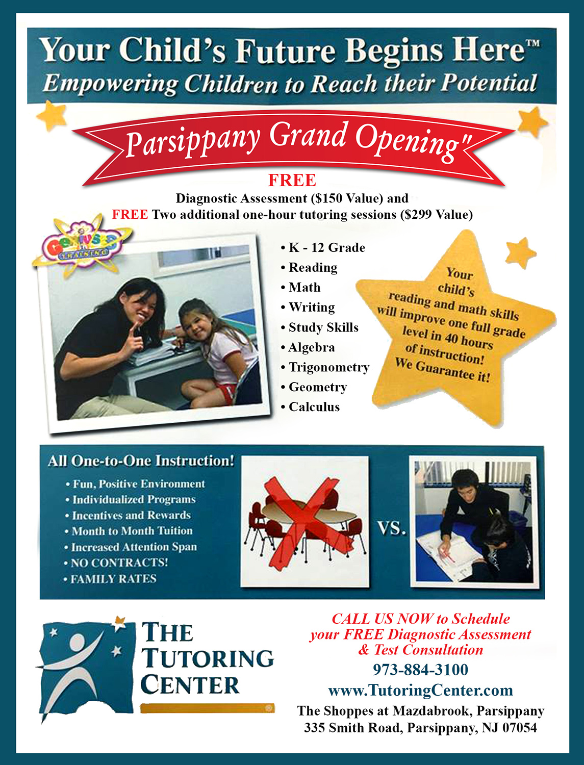 Flyer Design by Priyo Subarkah for The Tutoring Center, Parsippany | Design #10806808