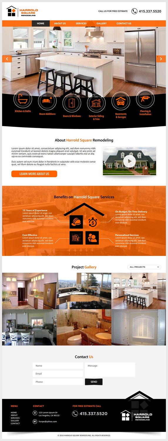 Web Design by -Marc- for this project | Design: #11005417