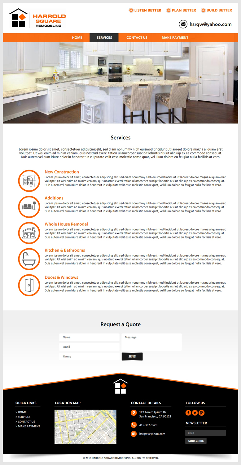 Web Design by -Marc- for this project | Design #11280293