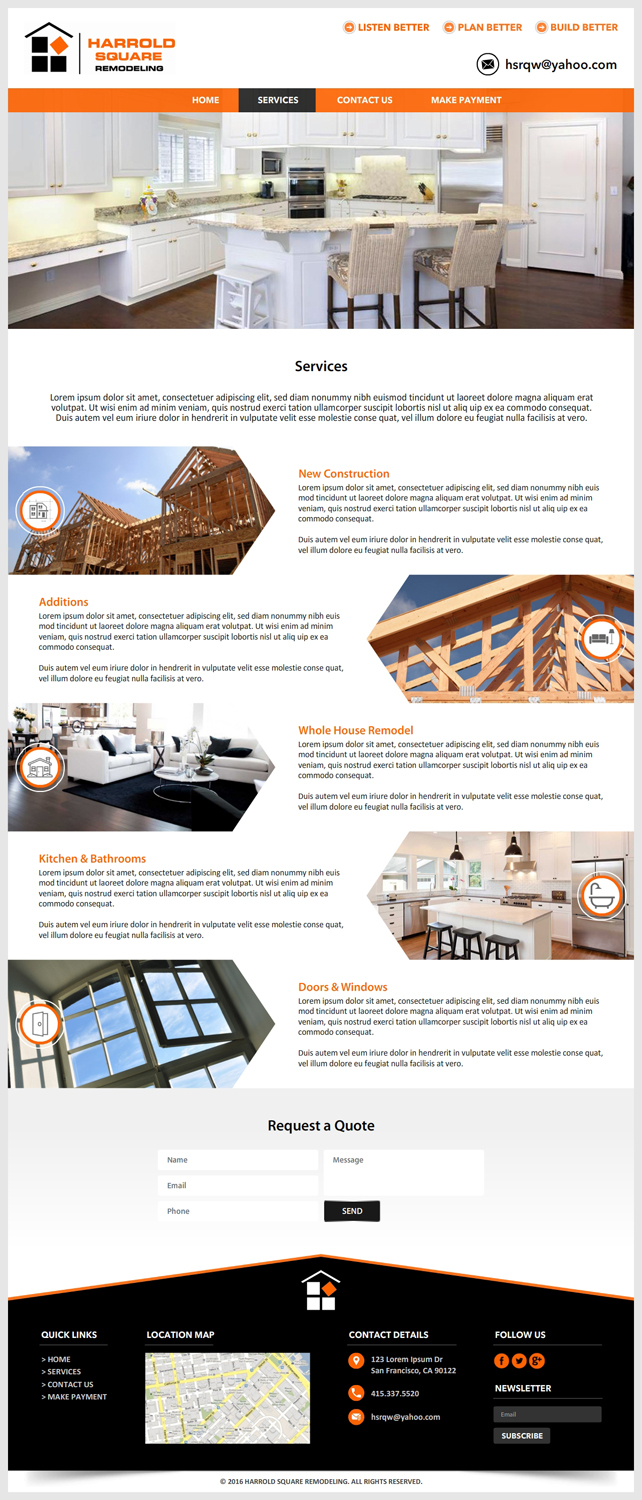 Web Design by -Marc- for this project | Design #11280297