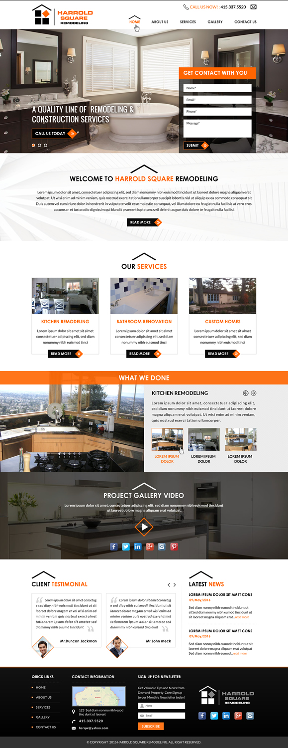 Web Design by Sbss for this project | Design #10840838