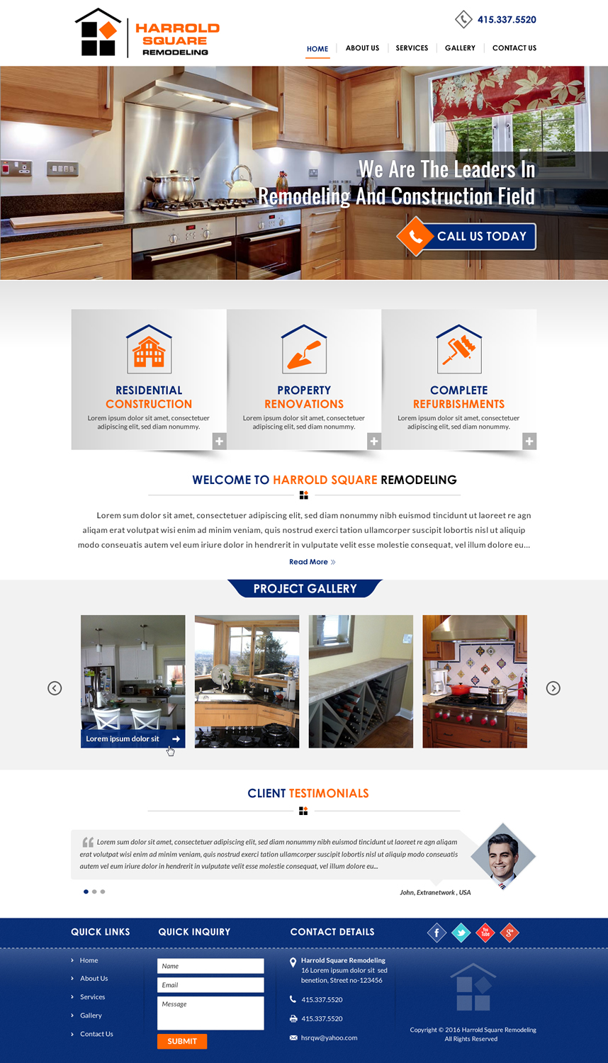 Web Design by Sbss for this project | Design #10840839