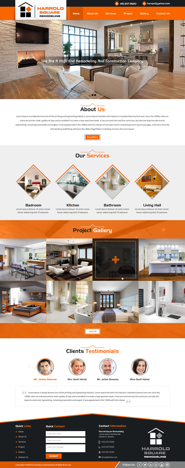 Web Design by Sbss for this project | Design #10843268