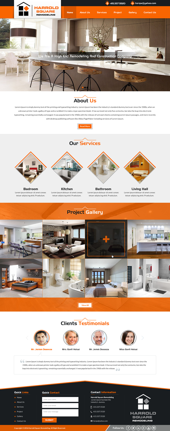 Web Design by Sbss for this project | Design #10843270