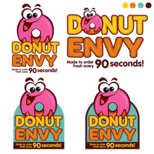 Logo Design by Elis J for DONUT ENVY | Design: #10940991