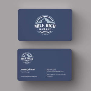 Visitenkarten-Design von INDIAN_Ashok für Mile High Garage Door Sales & Repair | Design: #10801732