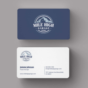 Visitenkarten-Design von INDIAN_Ashok für Mile High Garage Door Sales & Repair | Design: #10801735