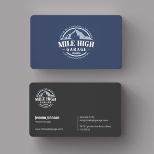 Visitenkarten-Design von INDIAN_Ashok für Mile High Garage Door Sales & Repair | Design: #10801736