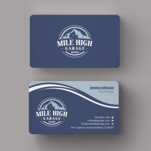 Visitenkarten-Design von INDIAN_Ashok für Mile High Garage Door Sales & Repair | Design: #10801740