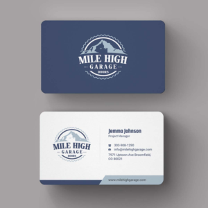 Visitenkarten-Design von INDIAN_Ashok für Mile High Garage Door Sales & Repair | Design: #10801741