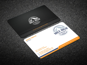 Business Card Design by Verified artistry (Design garden) for Mile High Garage Door Sales & Repair | Design: #10806730