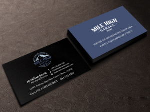 Business Card Design by Creations Box 2015 for Mile High Garage Door Sales & Repair | Design: #10806454