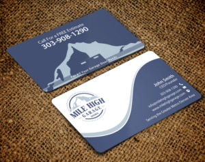 Business Card Design by chandrayaan.creative for Mile High Garage Door Sales & Repair | Design: #10811782