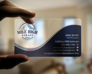 Business Card Design by chandrayaan.creative for Mile High Garage Door Sales & Repair | Design: #10811784