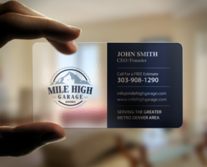 Mile High Garage Door Sales & Repair needs a Business Card Design | Business Card Design by chandrayaan.creative