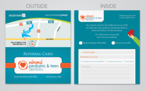Referring Dentists Referral Card | Diseño de Flyer por sun_design