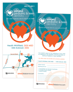 Referring Dentists Referral Card | Diseño de Flyer por creationz2011