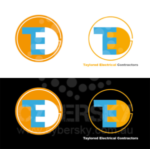 Logo Design by Cybersky for Taylored Electrical Contractors | Design #10799572