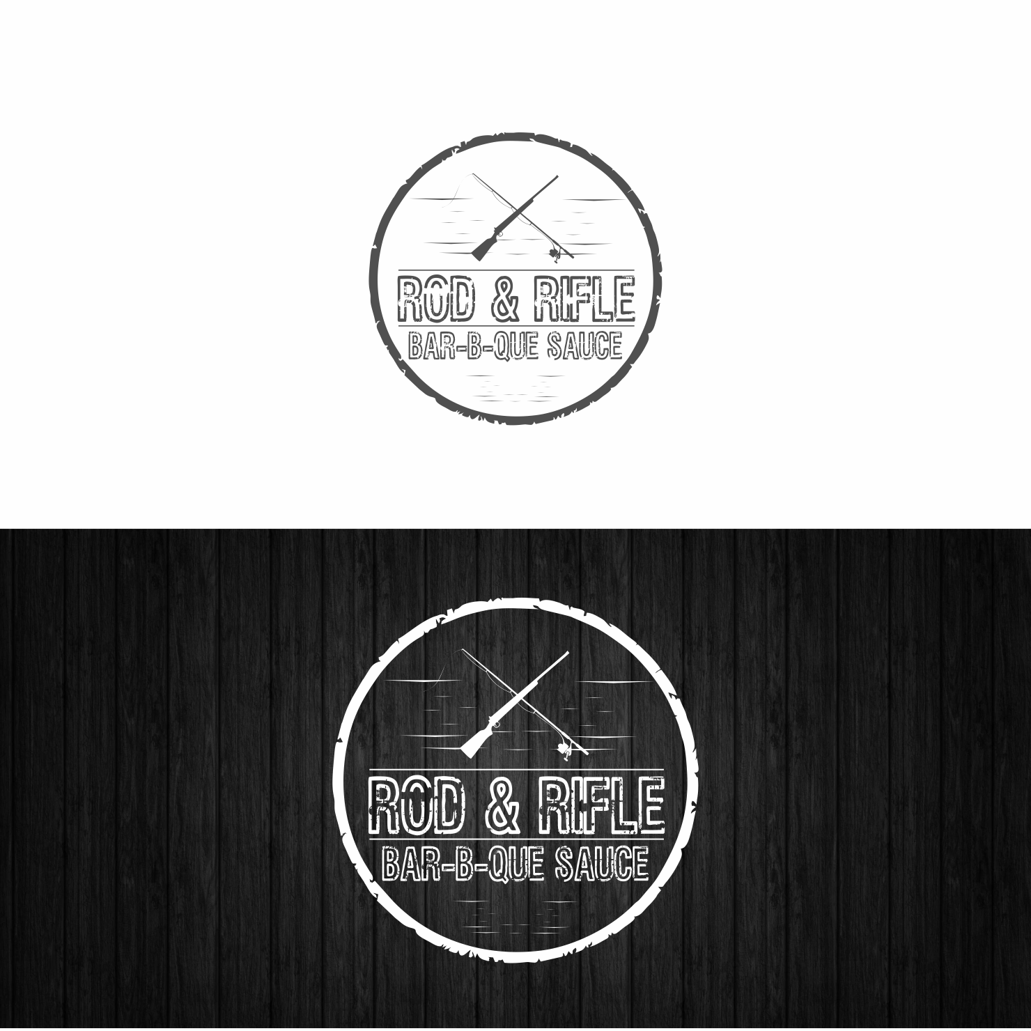 Logo Design by milan.simple for Rod & Rifle Bar-B-Que Sauce | Design #10905770