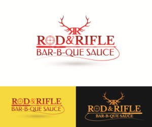 Design de Logo par Marco Rubio pour Rod & Rifle Bar-B-Que Sauce | Design : #10898638