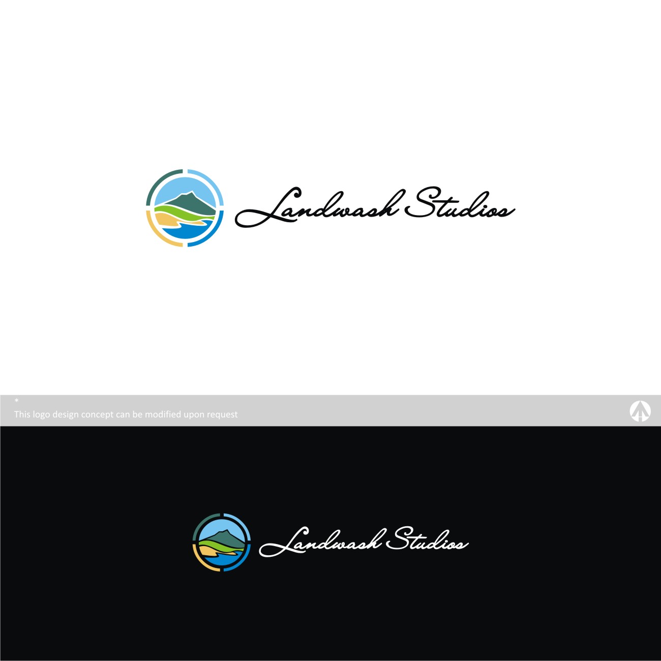 Diseño de Logo por MBARO para Landwash Studios | Diseño #10833890