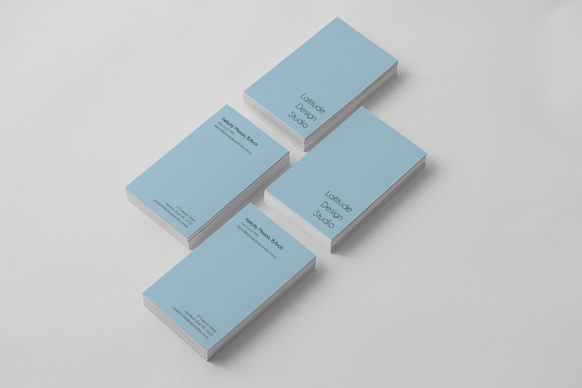 Business Card Design by Abduct_Design for Latitude Design Studio | Design #2271299
