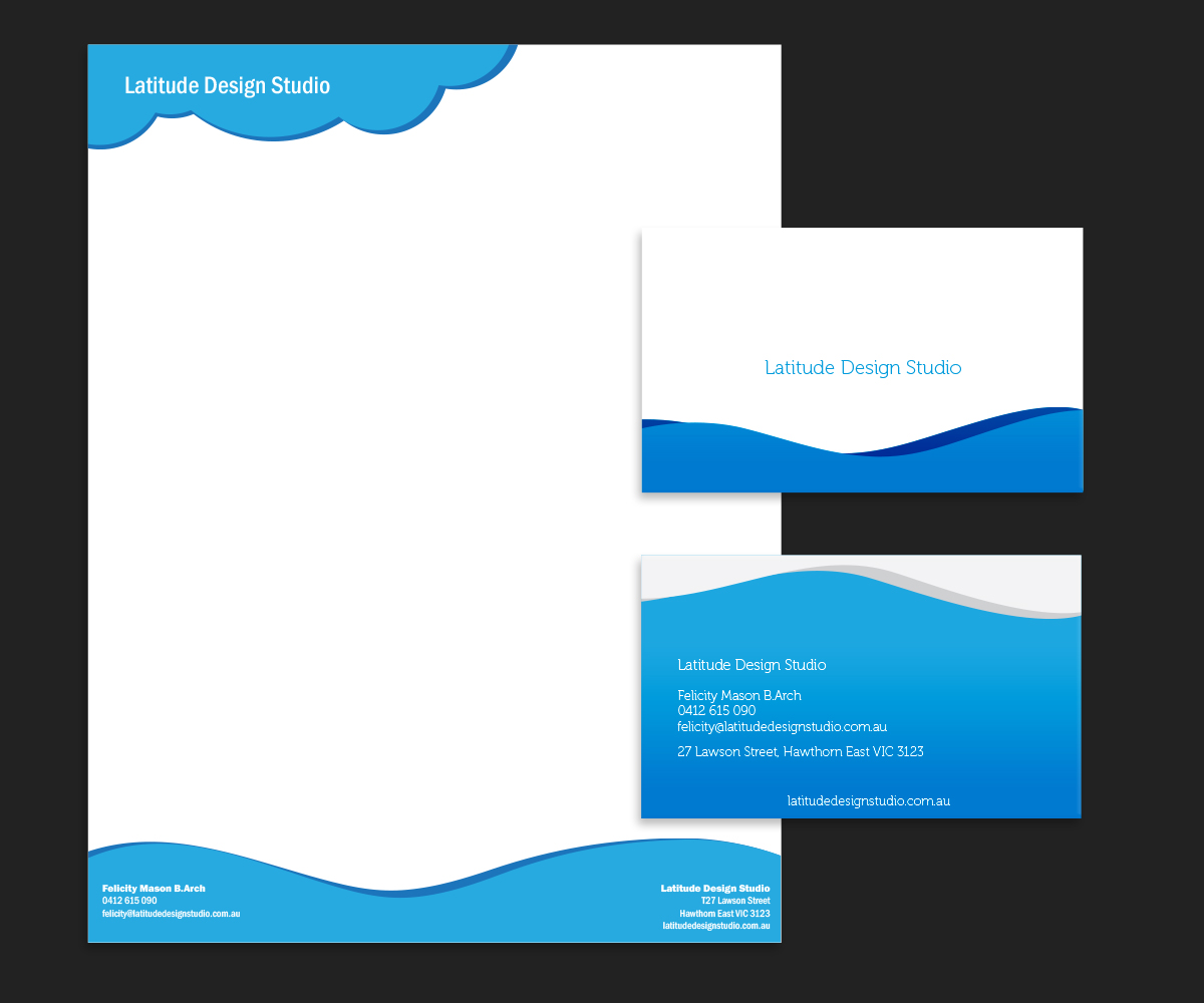 Business Card Design by ArtSamurai for Latitude Design Studio | Design #2281009