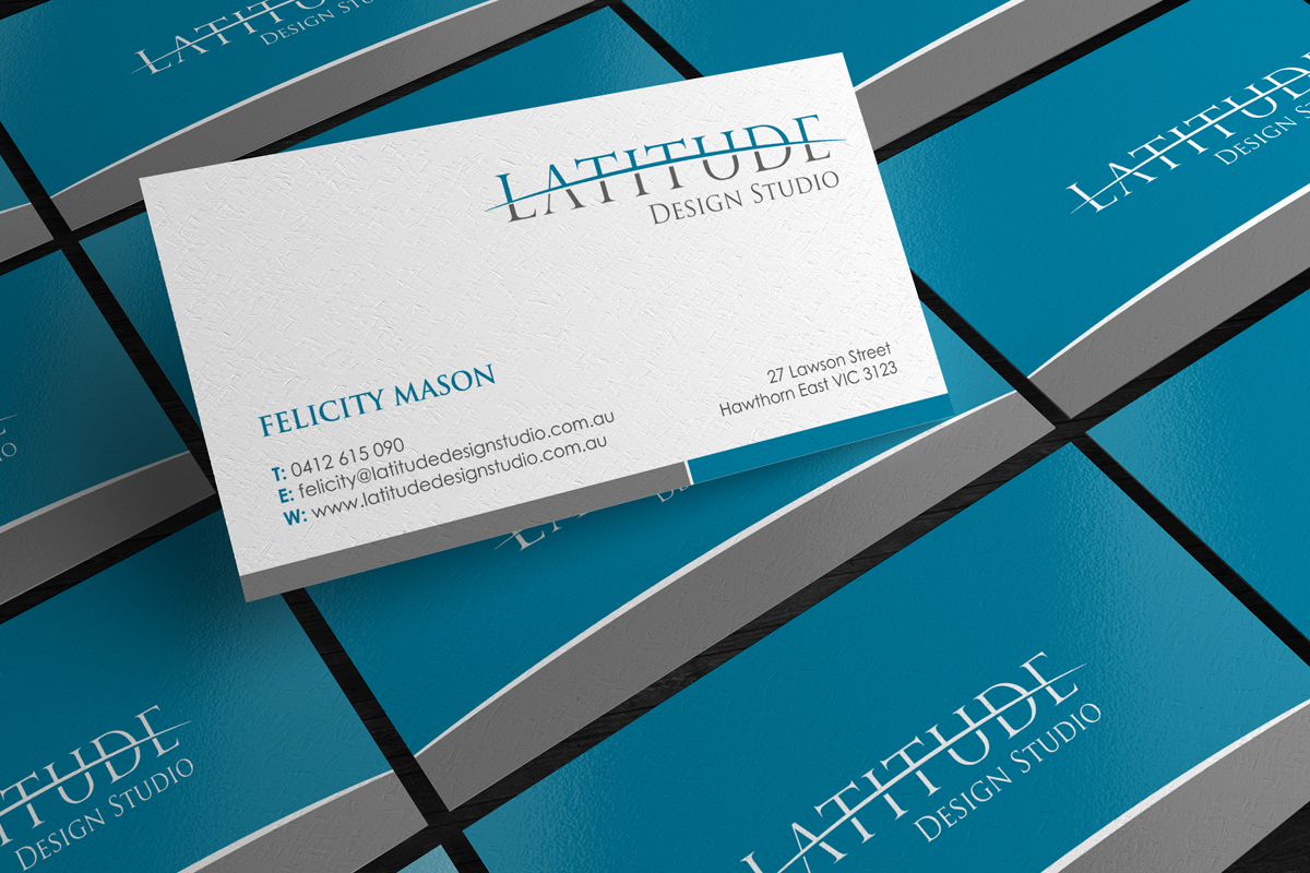 Business Card Design by logodentity for Latitude Design Studio | Design #2255353