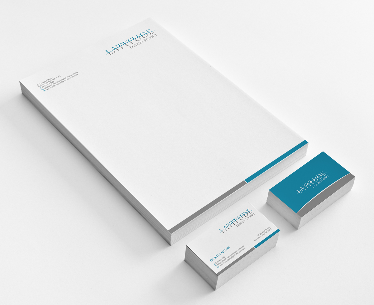 Business Card Design by logodentity for Latitude Design Studio | Design #2255357