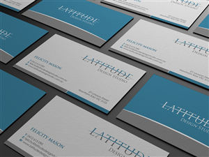 Business Card Design by logodentity for Latitude Design Studio | Design: #2255363