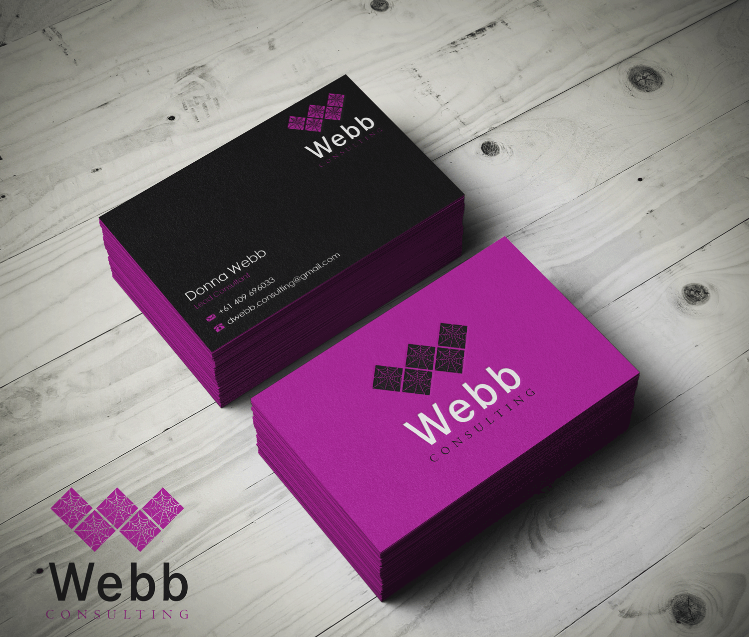 Visitenkarten-Design von Riz' für webb consulting | Design #10849911